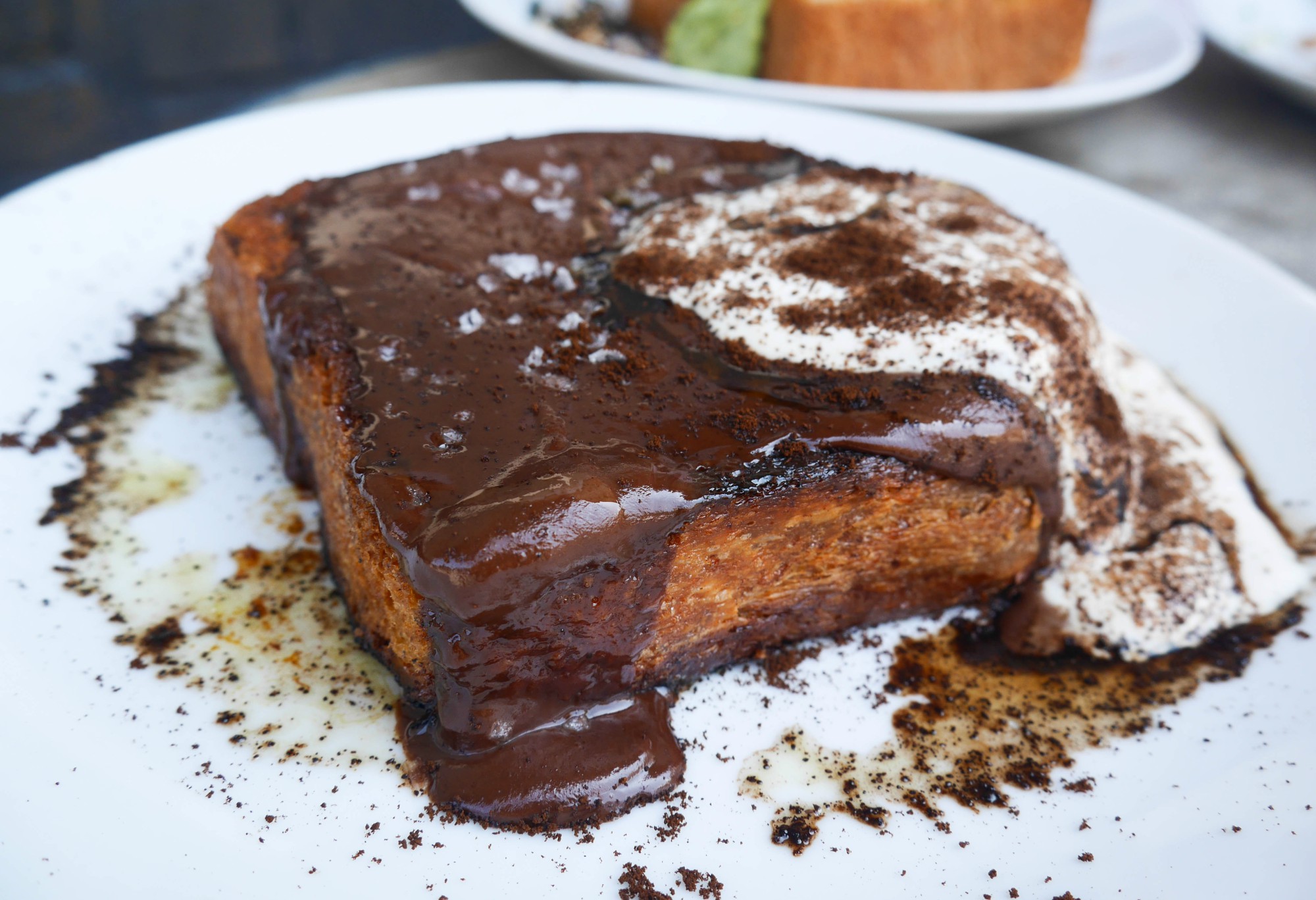 Cafe Collette - Chocolate Ganache French Toast