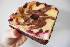 Bakers & Roasters - raspberry cheesecake brownie