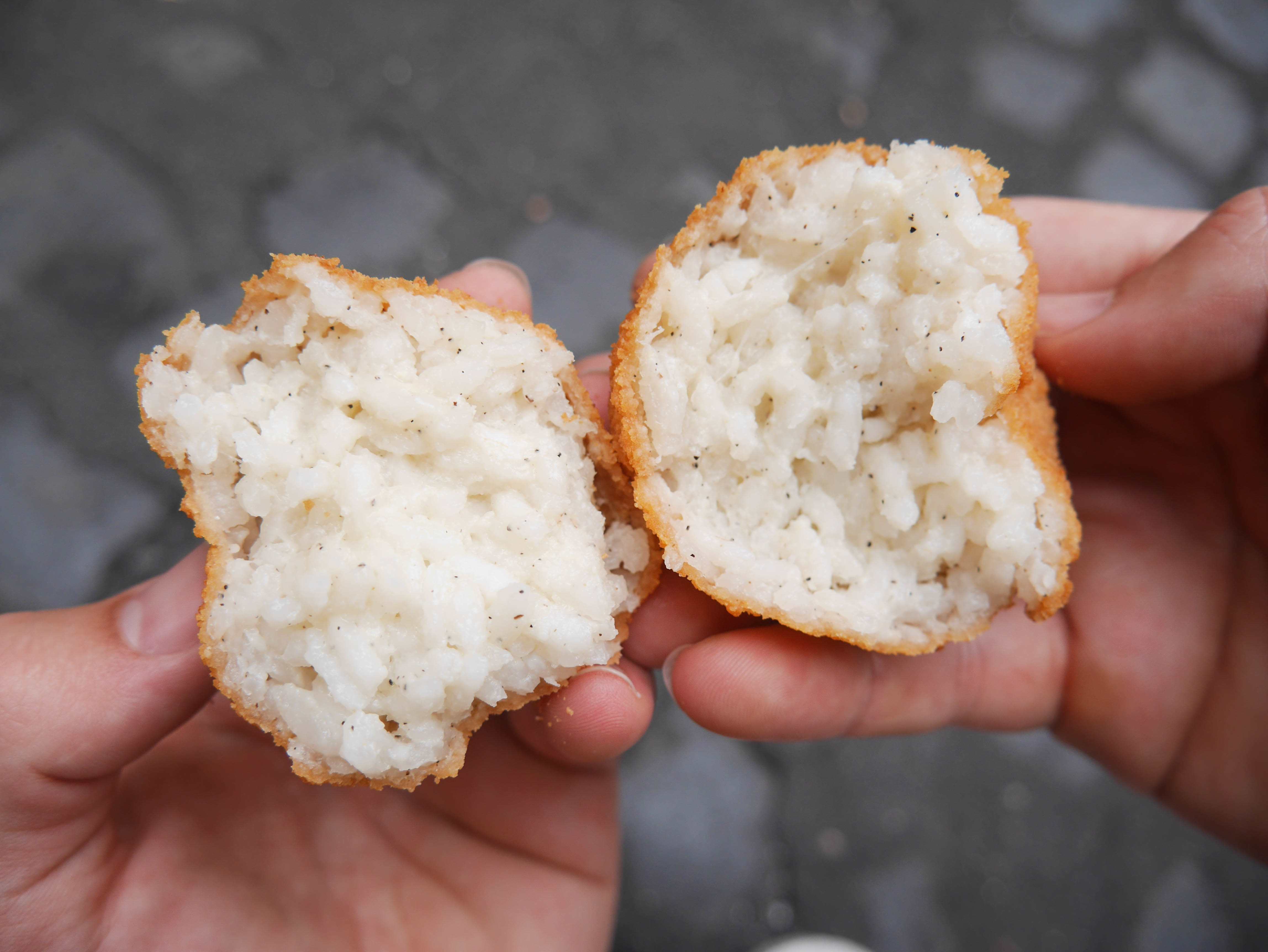 I suppli - cacio e pepe suppli
