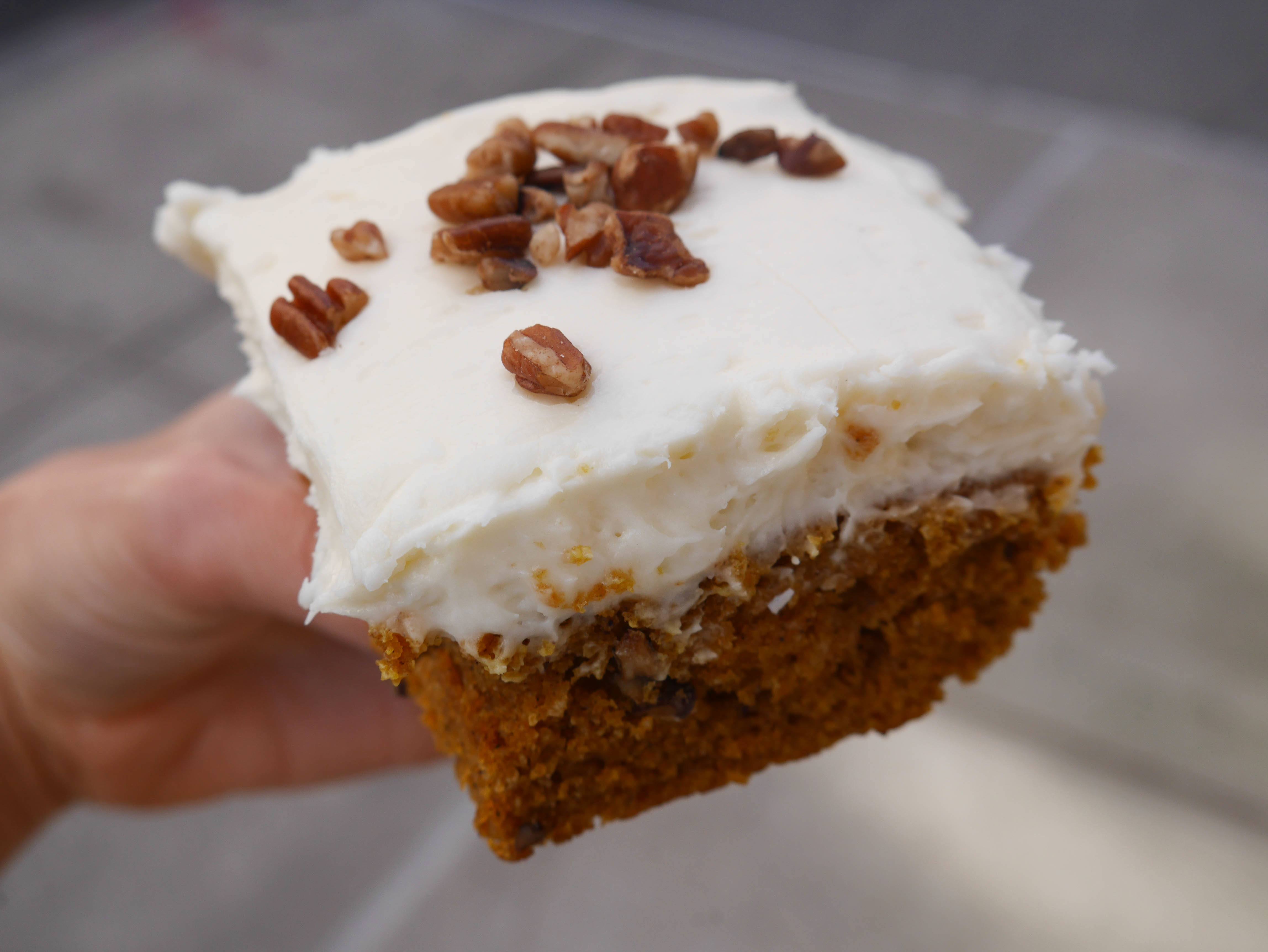 pumpkin bar - billys bakery