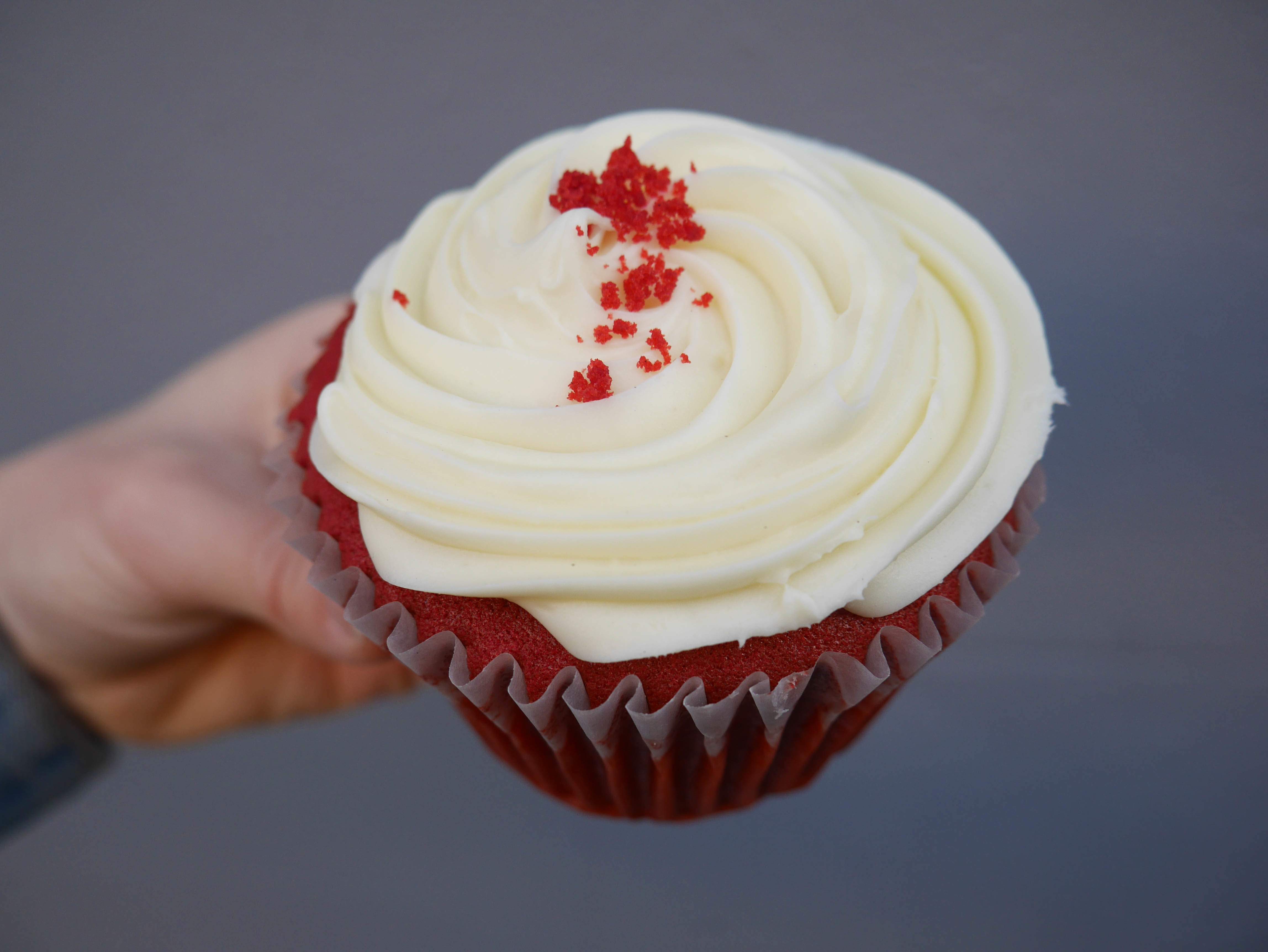 two little red hens - red velvet cupcake
