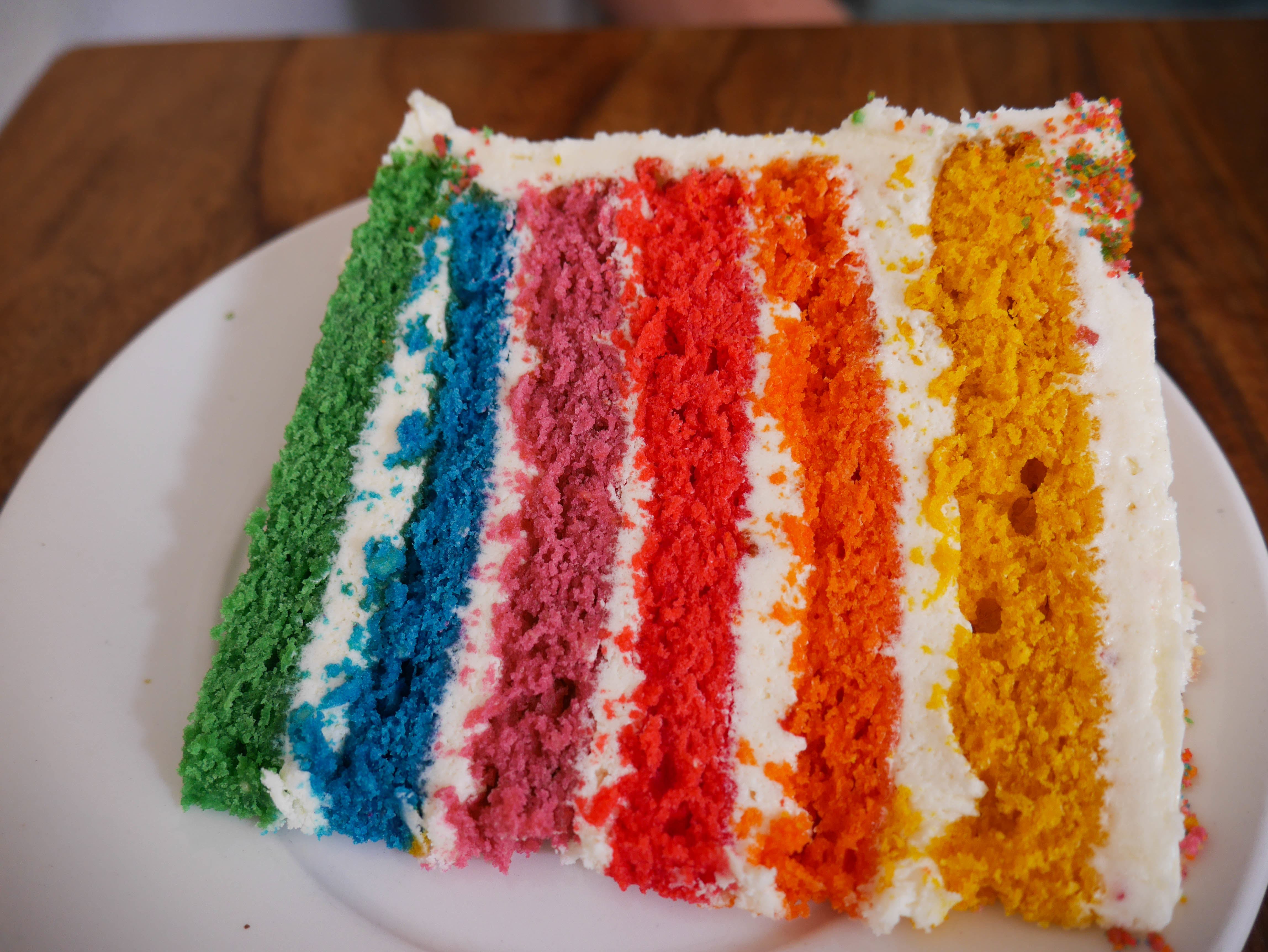 De Drie Graefjes - rainbow cake