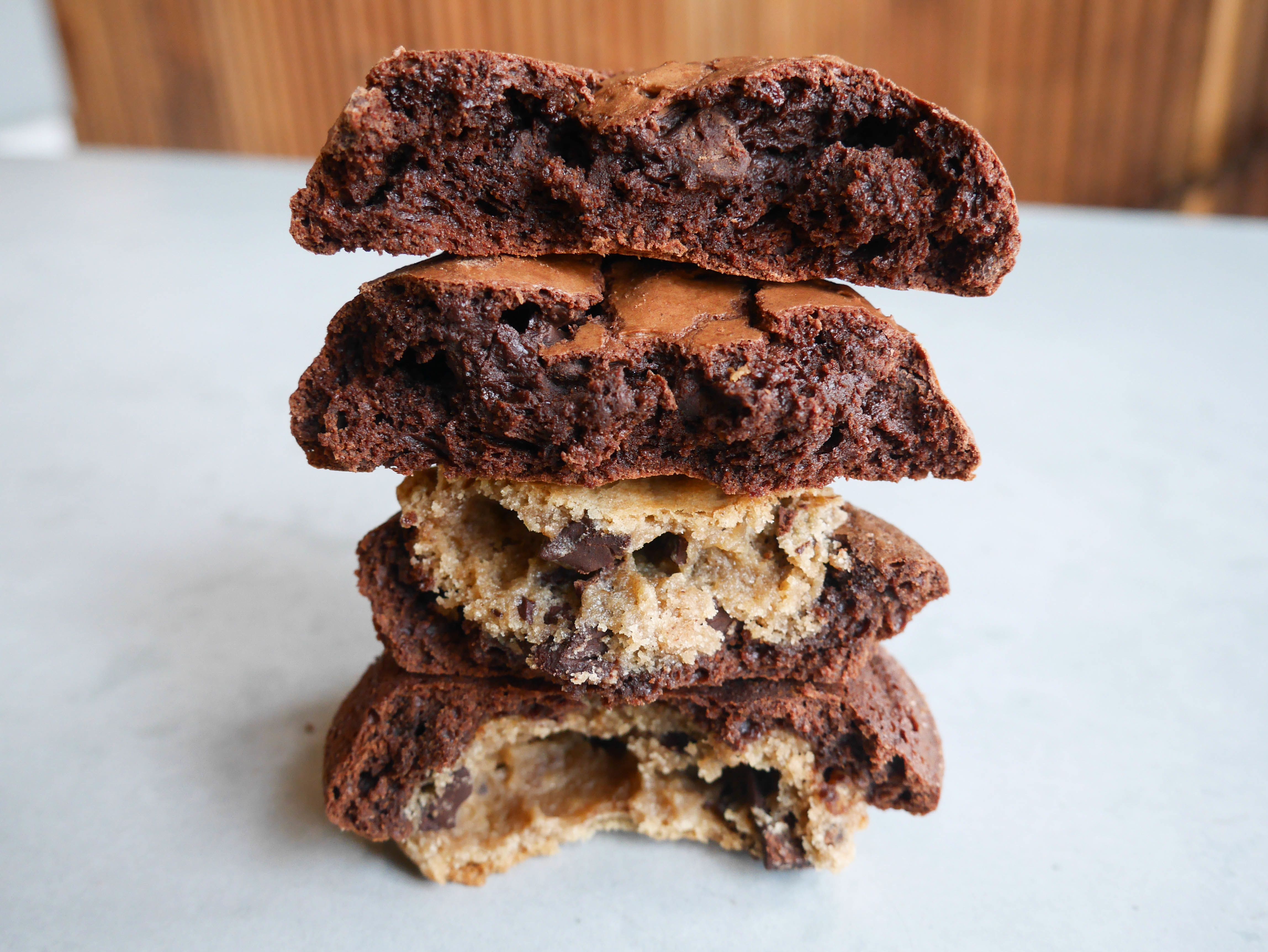 NYC comfort food - brookie at baked