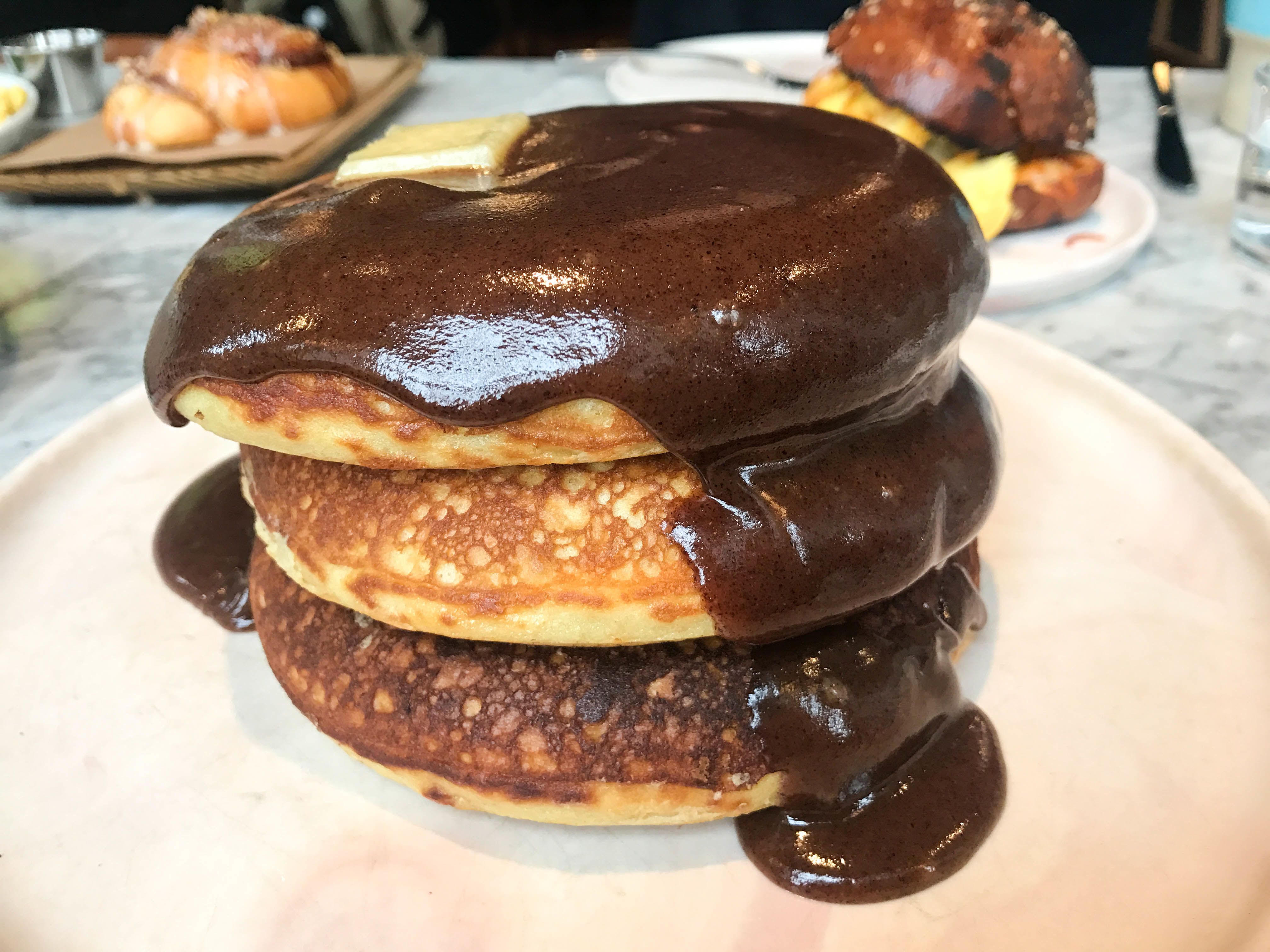 comfort food NYC - malted pancakes - sunday in brooklyn