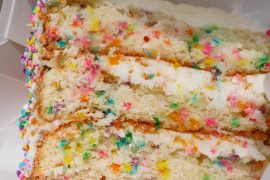 magnolia bakery dessert - confetti cake
