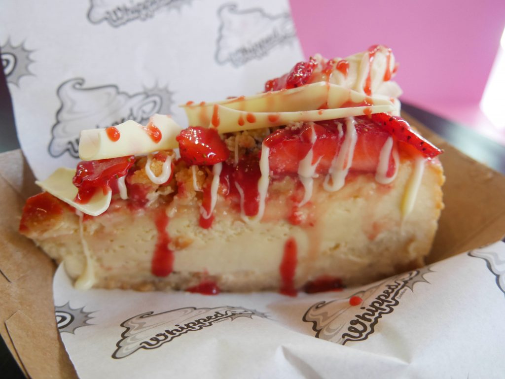 Whipped London - white chocolate cheesecake