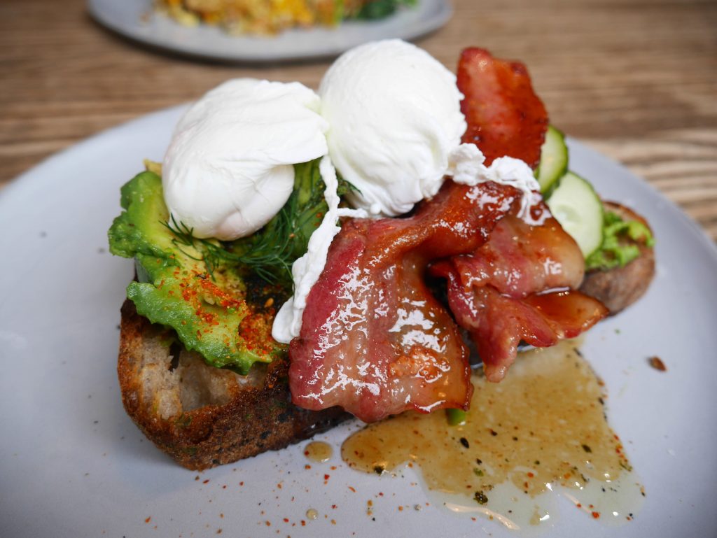 Continental Stores - avocado toast with bacon
