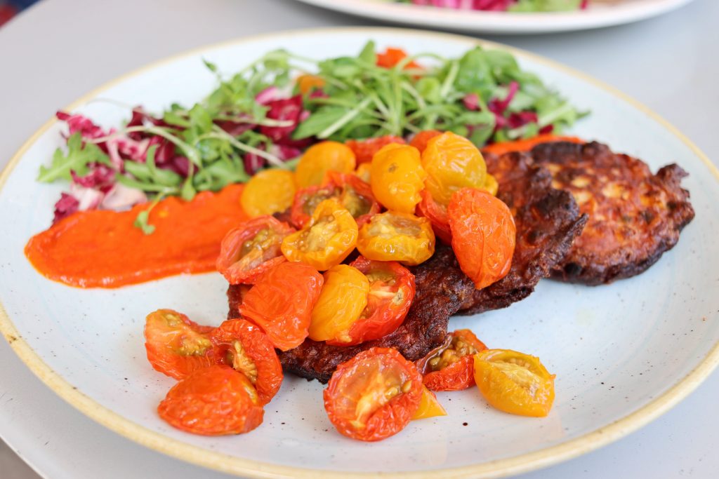 corn fritters - urban pantry london