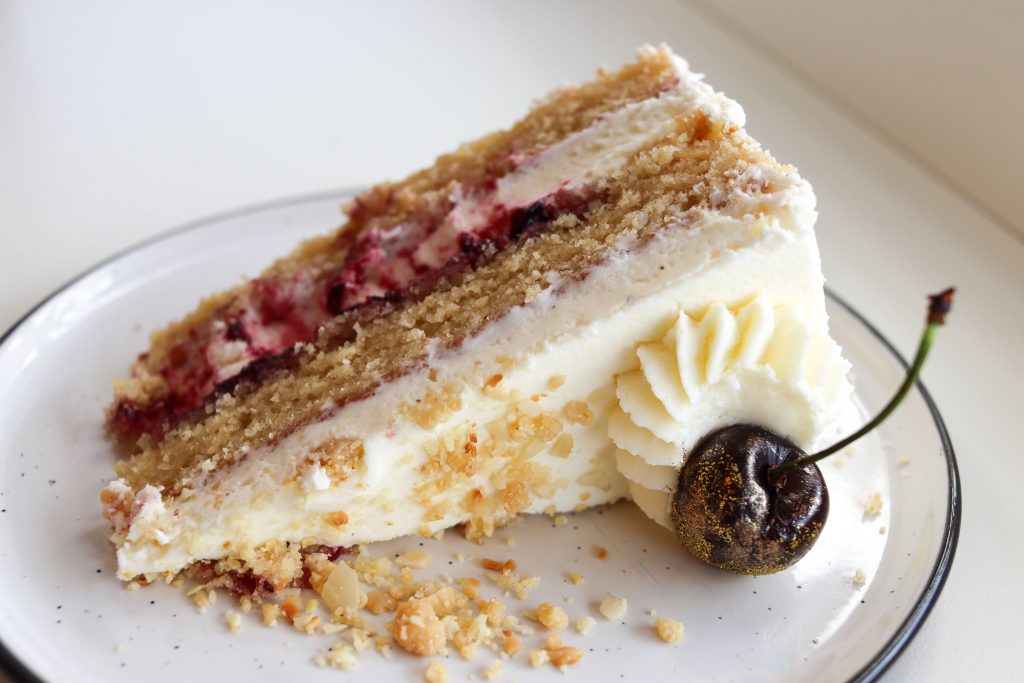 The South East Cakery London - cherry bakewell cake
