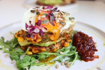 sweetcorn fritters-district coffee london