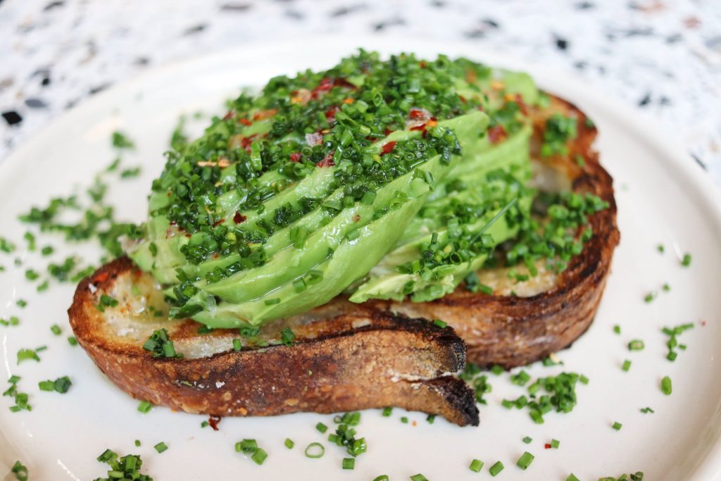 avocado on sourdough - crispin London