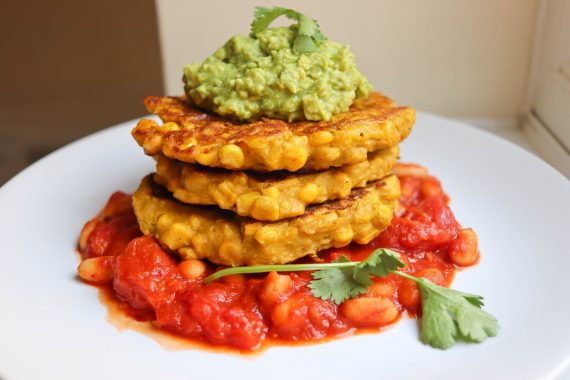 sweetcorn fritters - Deliciously Ella recipe