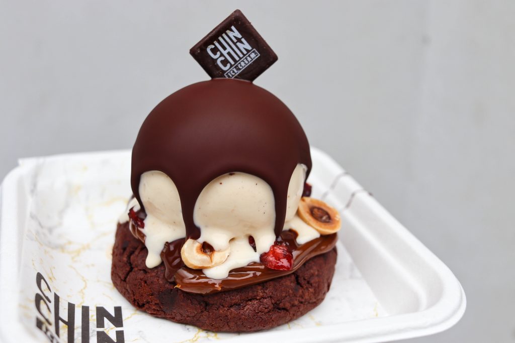 takeaway ice cream - chin chin