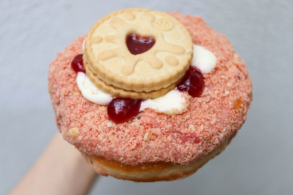 jammie dodger doughnut - doughnut time