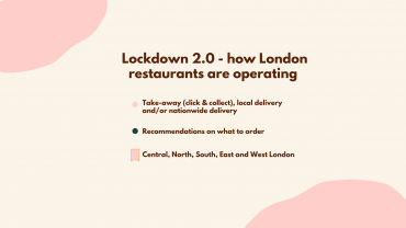 Lockdown 2.0 - how London restaurants are operating