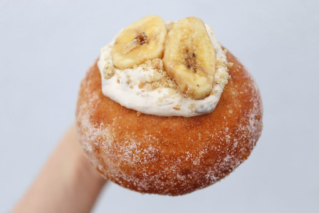 banoffee doughnut - little pudding london - banana desserts london