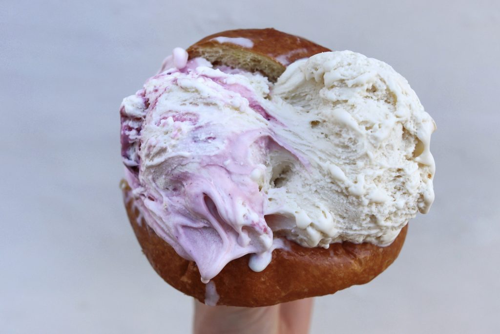 Sicilian ice cream sandwich - Duci London