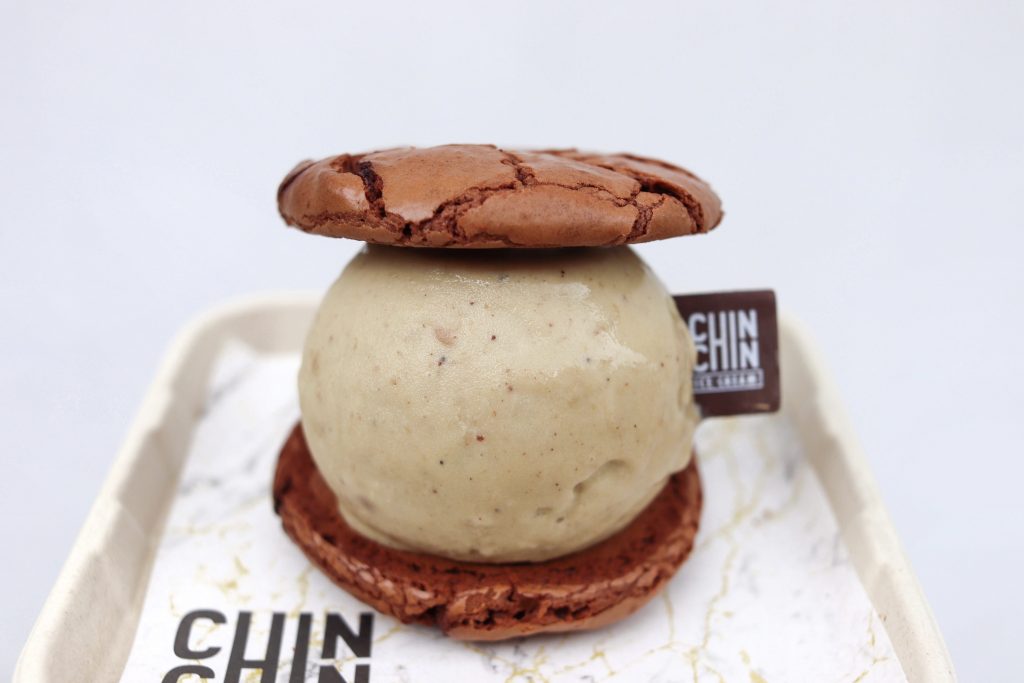 brownie ice cream sandwich - Chin Chin London