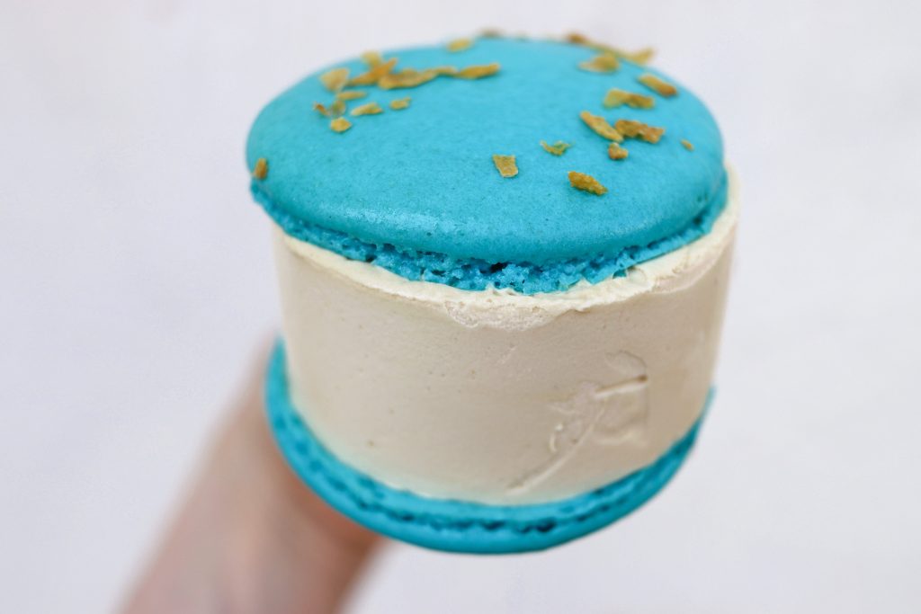 macaron ice cream sandwich - Yolkin London