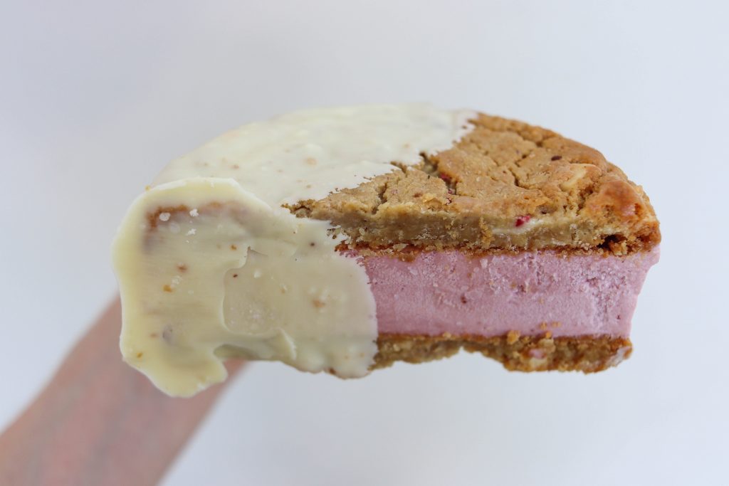 strawberry ice cream sandwich - Bears Ice Cream Company London